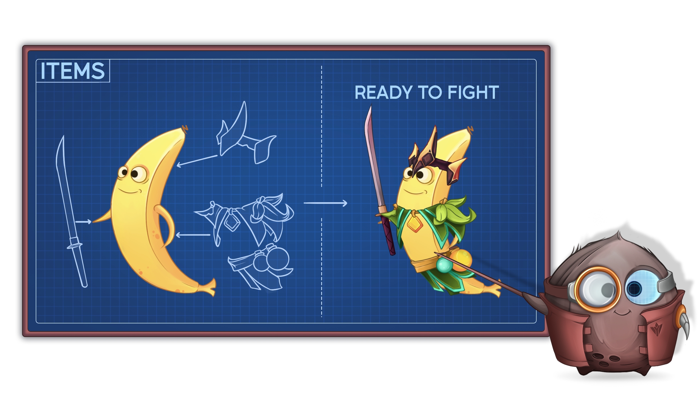 Visual representation of the items that combine to form an NFT